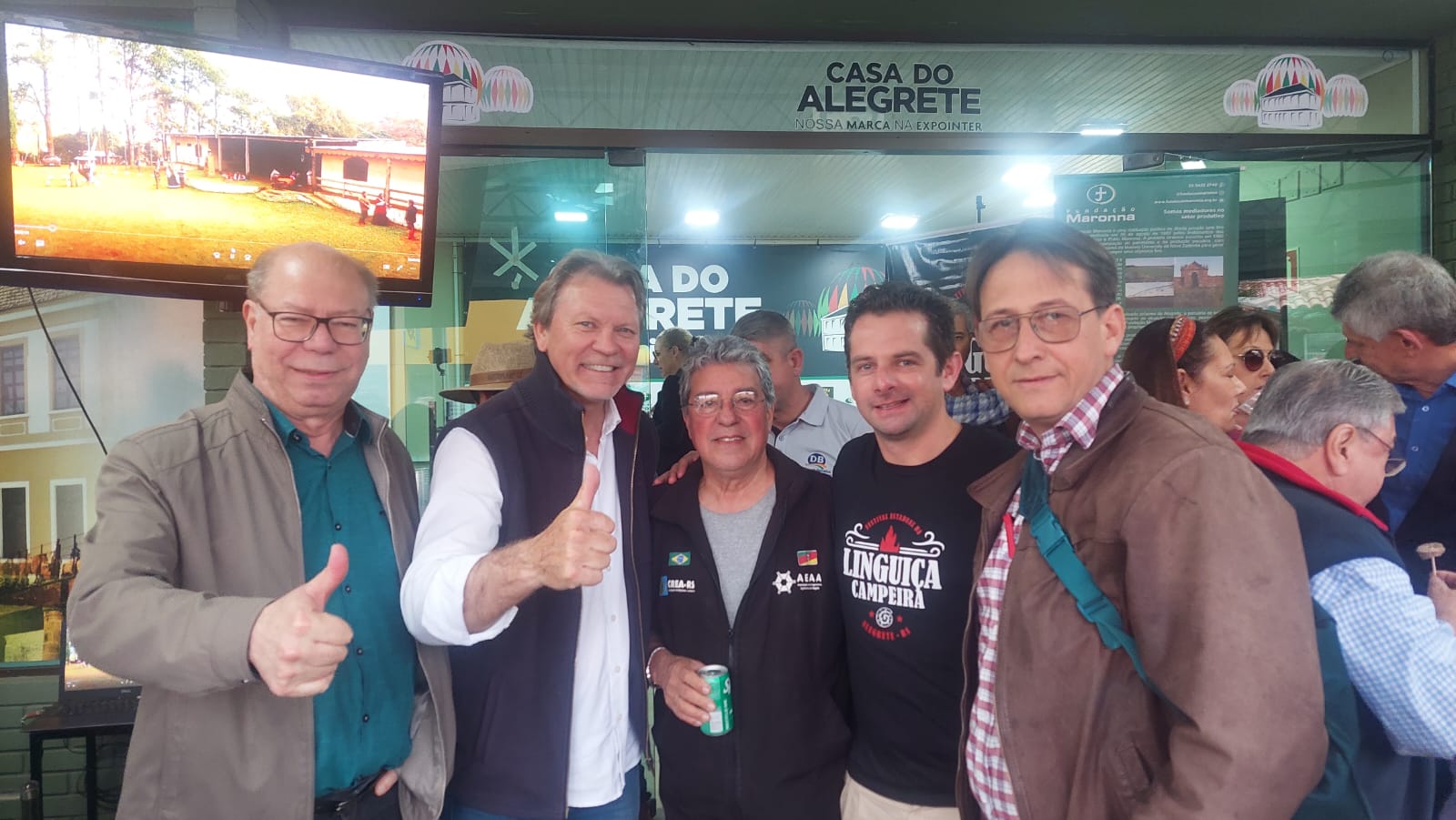 Também presente o deputado federal e engenheiro agrônomo Afonso Hamm